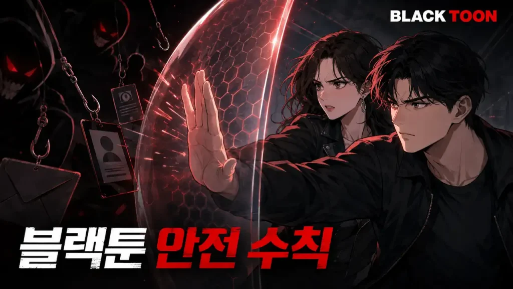 블랙툰 보안 수칙 안내